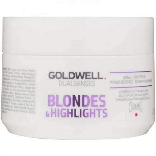 Goldwell Dualsenses Blondes & Highlights regenerační maska neutralizuj