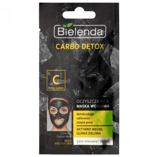 Bielenda Carbo Detox Active Carbon čisticí maska s aktivním uhlím pro