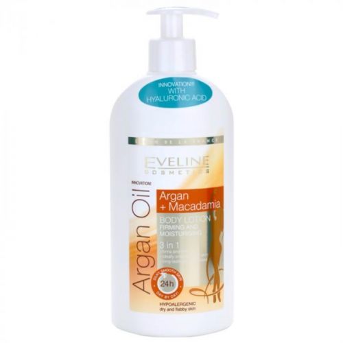 Eveline Cosmetics Argan Oil hydratační a zpevňující tělové mléko