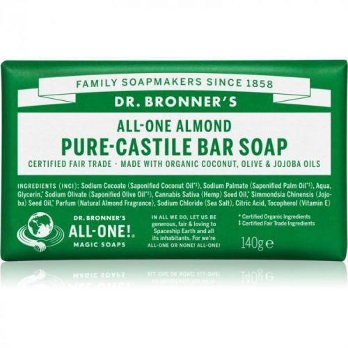 Dr. Bronner's Almond tuhé mýdlo