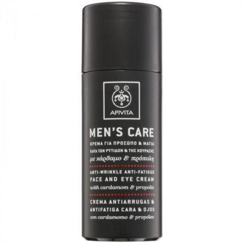 Apivita Men's Care Cardamom & Propolis protivráskový krém na obličej a