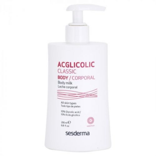 Sesderma Acglicolic Classic Body tělové mléko zpevňující s peelingovým