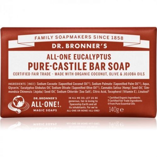 Dr. Bronner's Eucalyptus tuhé mýdlo