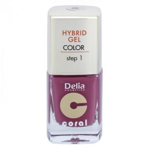 Delia Cosmetics Coral Nail Enamel Hybrid Gel gelový lak na nehty