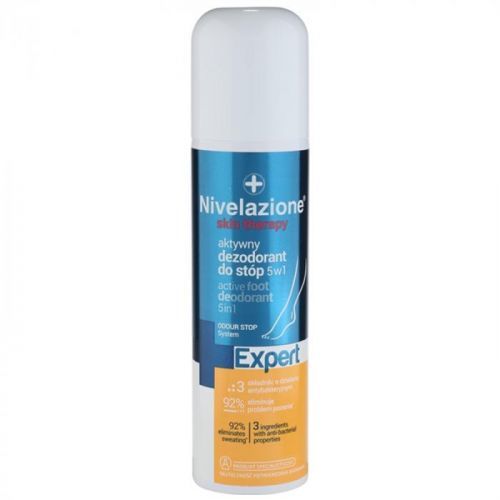 Ideepharm Nivelazione Expert aktivní deodorant na chodidla 5 v 1 ve sp