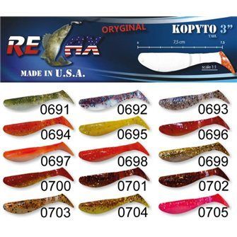 RELAX kopyto RK3-7,5cm 10ks v bal. barva 0698