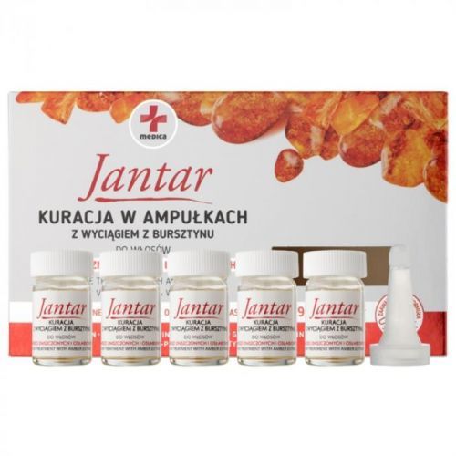 Ideepharm Medica Jantar obnovující kúra pro poškozené a křehké vlasy