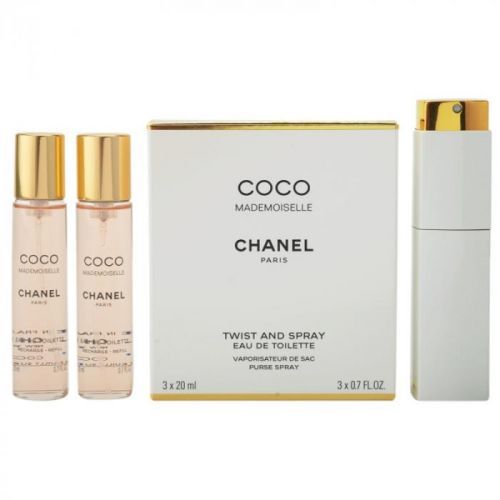 Chanel Coco Mademoiselle toaletní voda pro ženy 3x20 ml (1x plnitelná