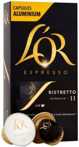 L'or Espresso Ristretto Intenzita 11 - 100 Hliníkových Kapslí Kompatibilních S Kávovary Nespresso® *