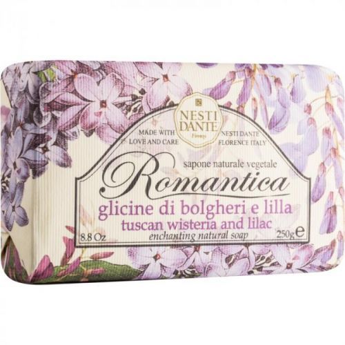 Nesti Dante Romantica Tuscan Wisteria & Lilac přírodní mýdlo