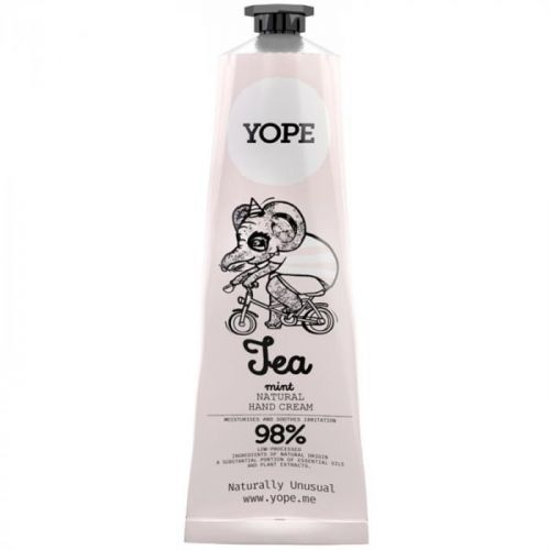 Yope Tea & Mint přírodní krém na ruce pro výživu a hydrataci