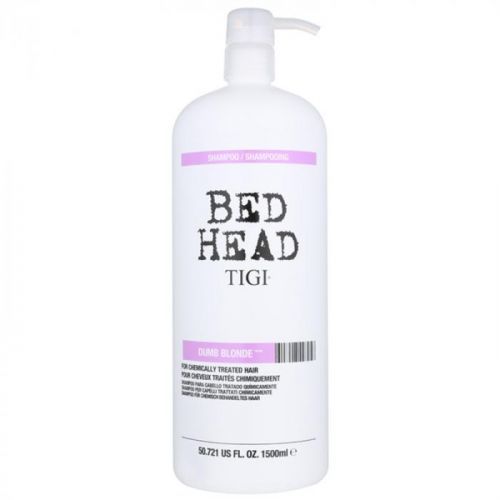 TIGI Bed Head Dumb Blonde šampon pro chemicky ošetřené vlasy