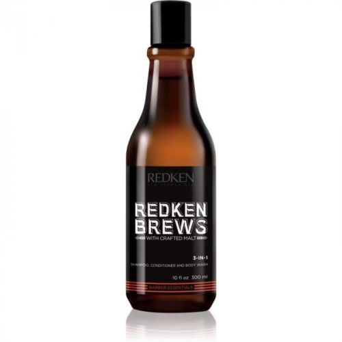 Redken Brews 3 v 1 šampon, kondicionér a sprchový gel