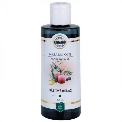 Topvet Professional masážní olej - hřejivý relax