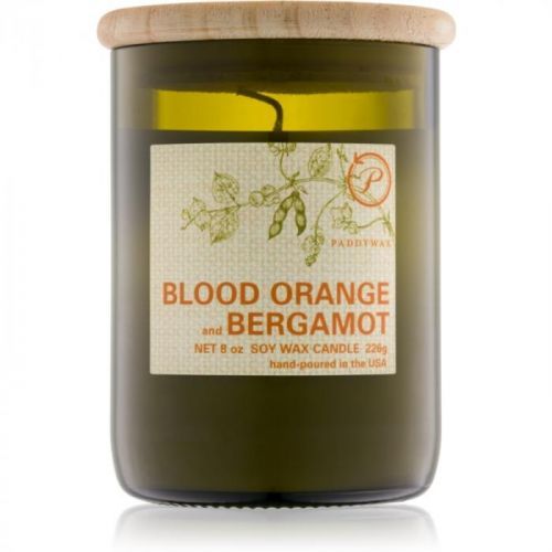 Paddywax Přírodní vonná svíčka Eco Green Blood Orange & Bergamot 227 g