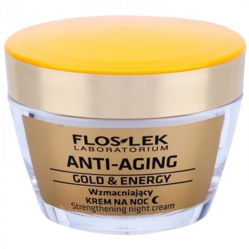 FlosLek Laboratorium Anti-Aging Gold & Energy posilující noční krém