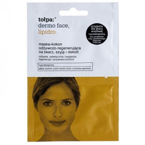 Tołpa Dermo Face Lipidro regenerační maska na obličej, krk a dekolt