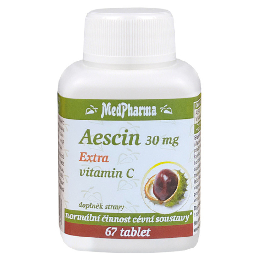 MedPharma Aescin 30 mg a extra vitamín C 67 tablet