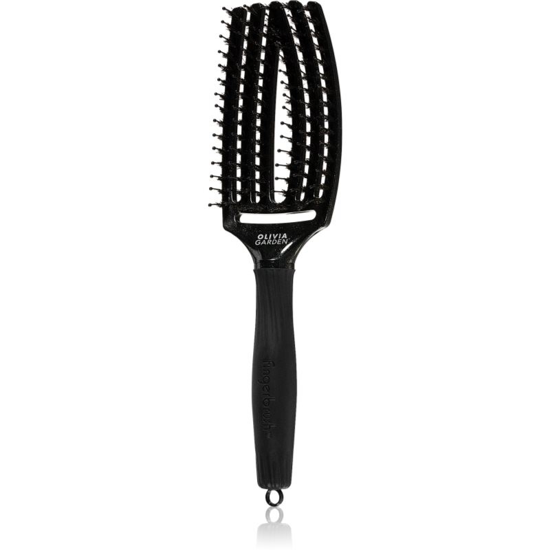 Olivia Garden Fingerbrush Midnight Desert plochý kartáč odstín Onyx 27 cm