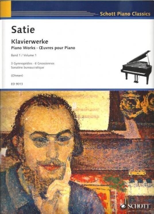 Erik Satie Klavírne skladby 1 Noty