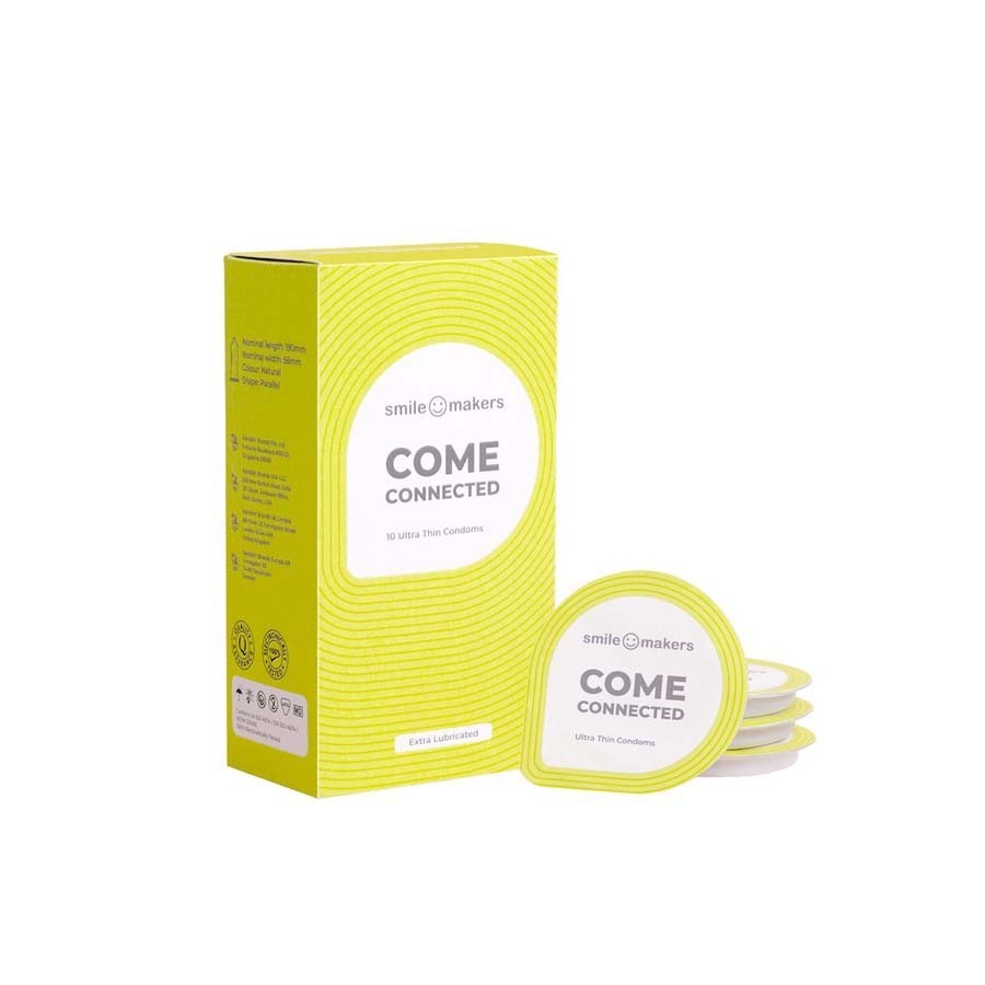 Smile Makers Come Connected Condoms Erotické Doplňky 1 kus