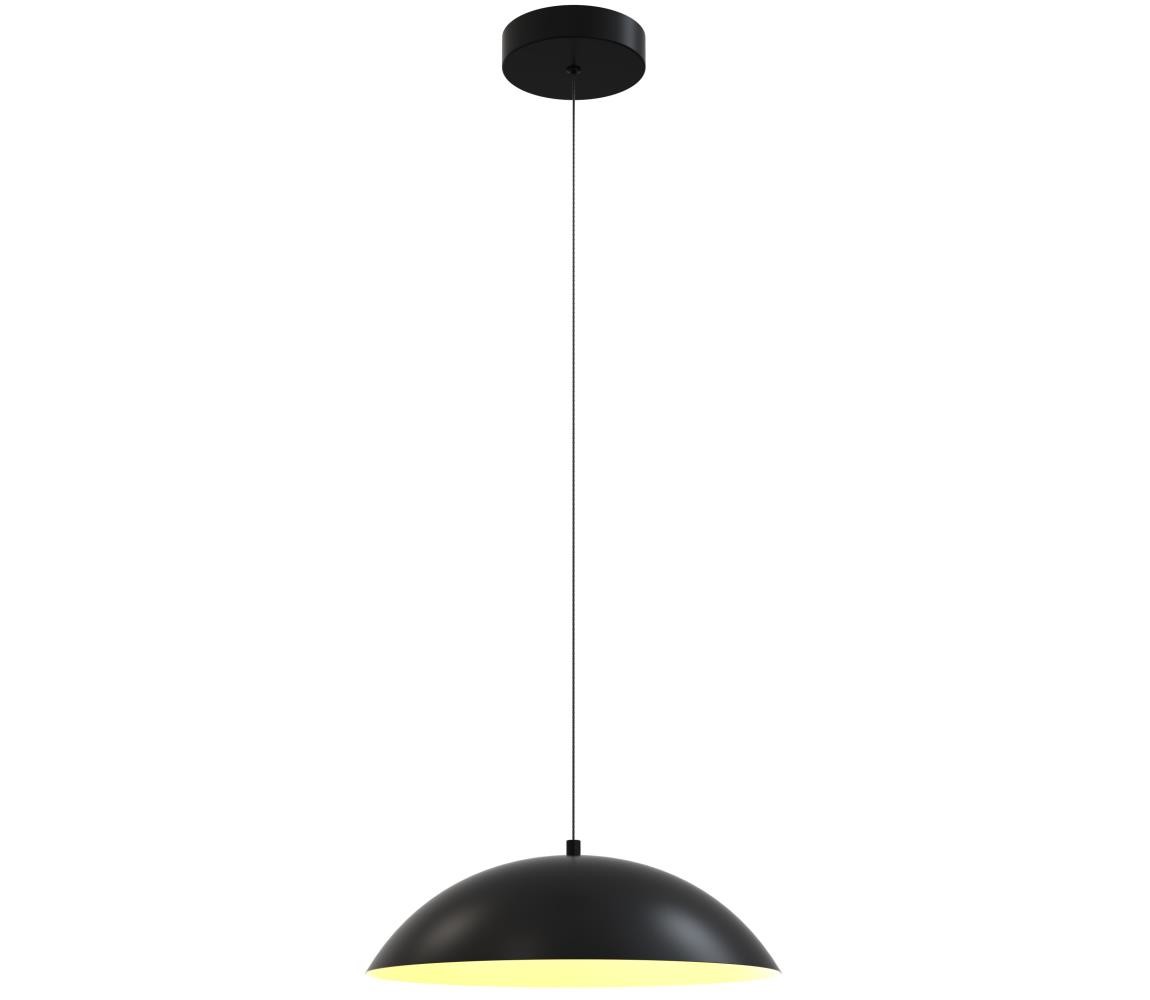 Wofi Wofi 6001-104 - LED Stmívatelný lustr na lanku ROSCOFF LED/19W/230V černá/zlatá