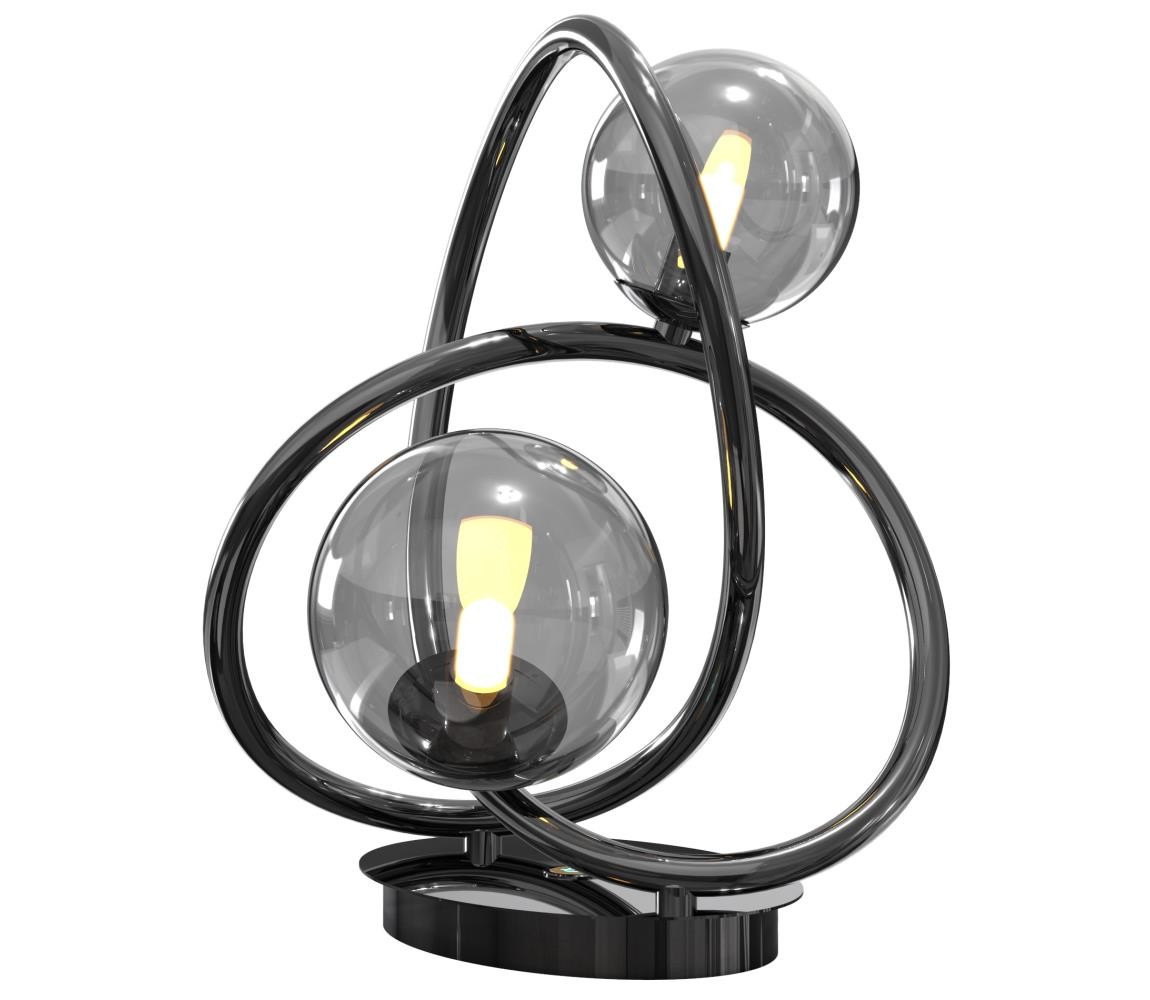 Wofi Wofi 8014-205 - LED Stolní lampa NANCY 2xG9/3,5W/230V černý chrom