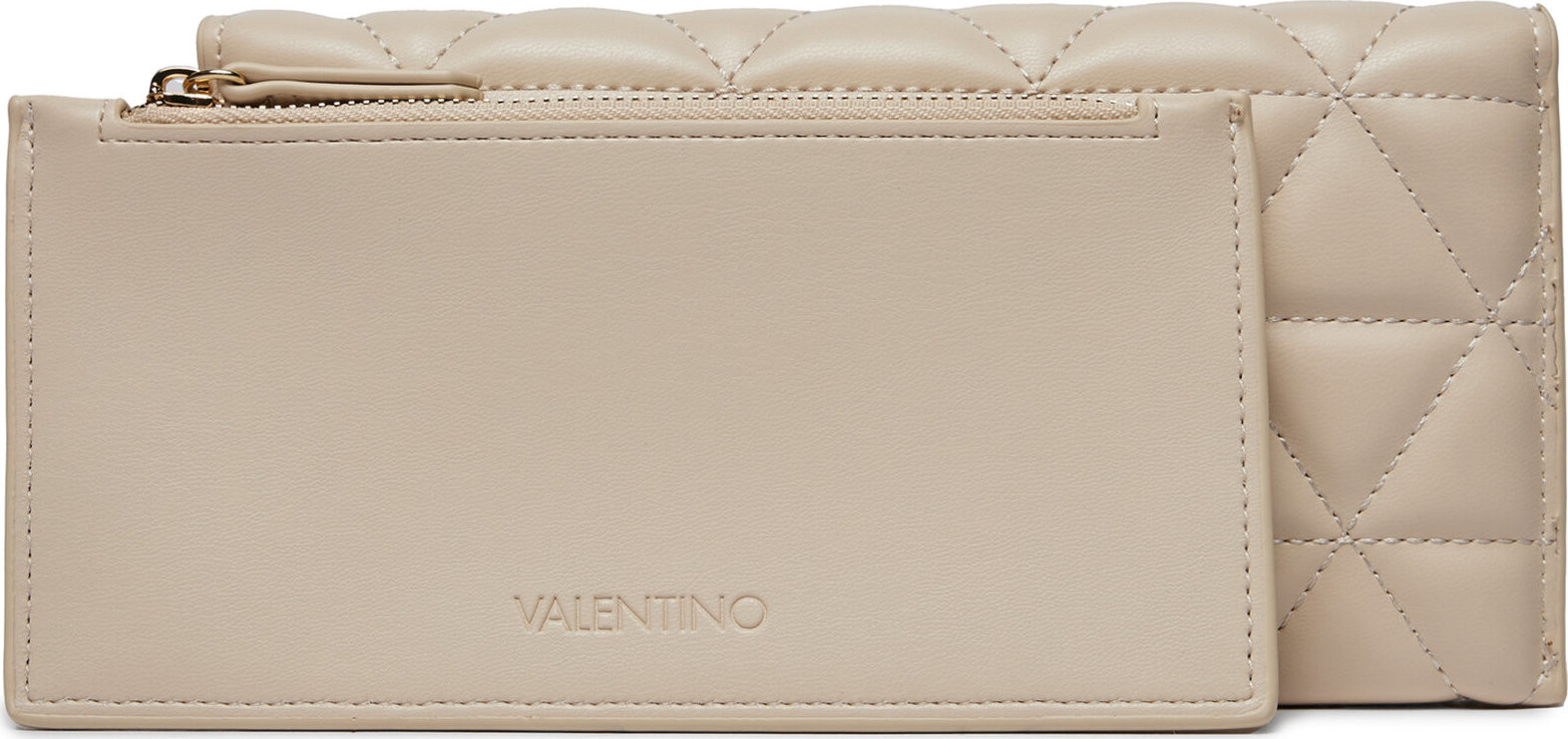 Velká dámská peněženka Valentino Carnaby VPS7LO216 Ecru 991
