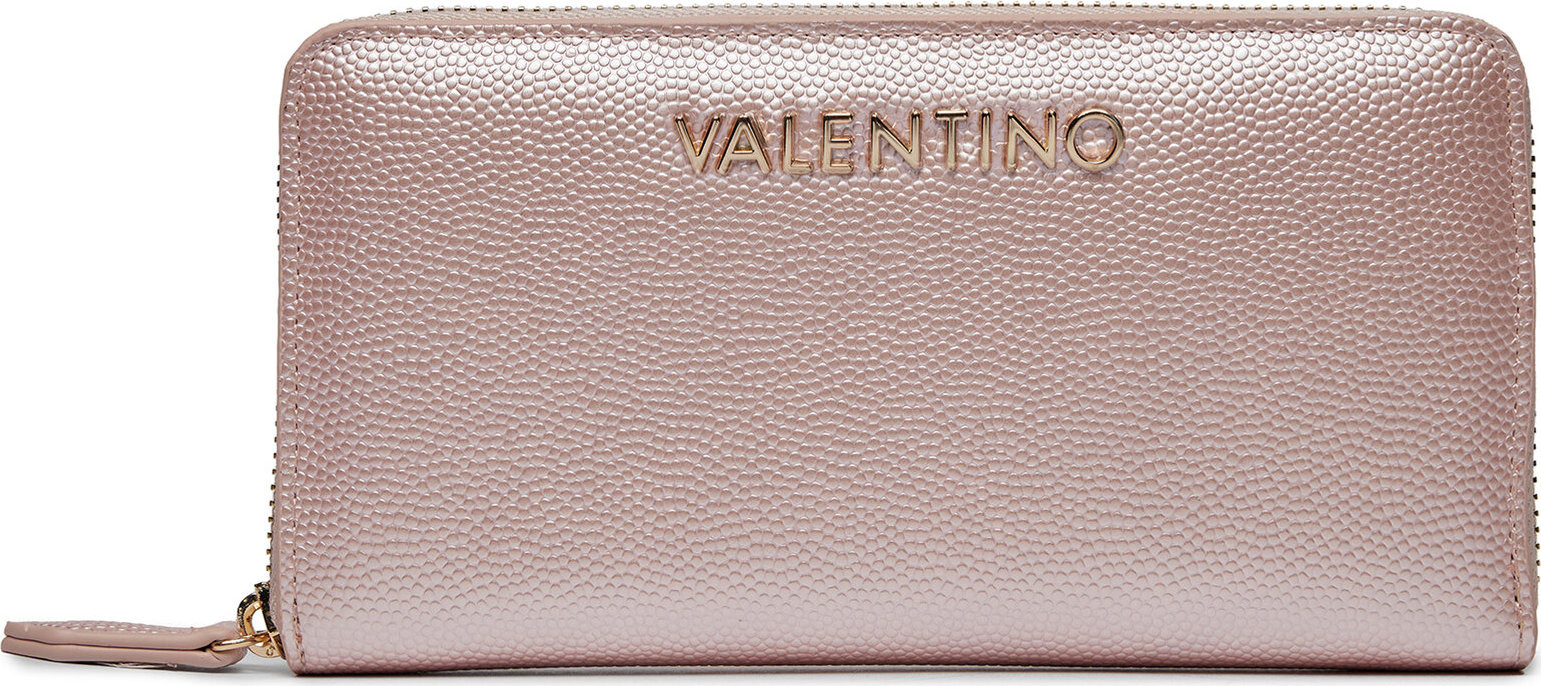 Velká dámská peněženka Valentino Divina VPS1R4155G Rosa Metallizzato V89
