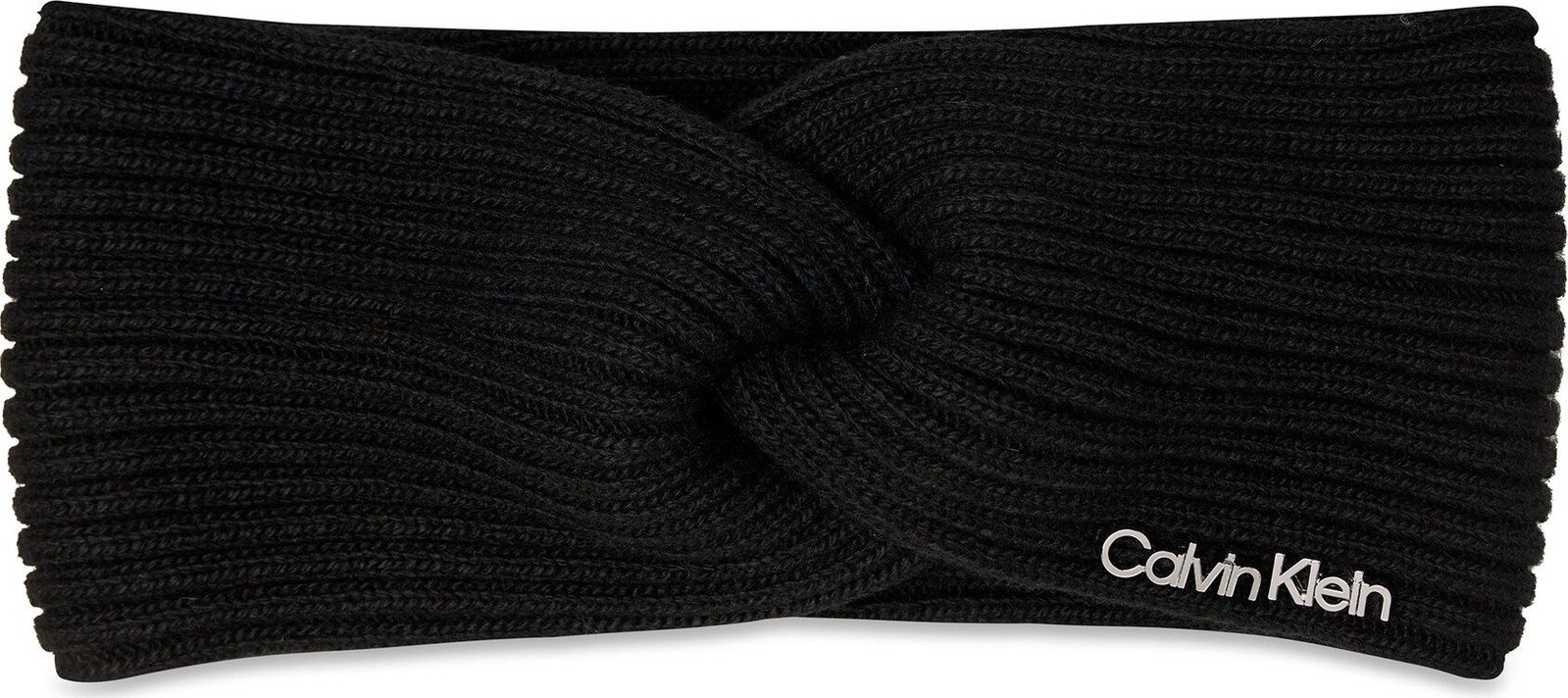 Textilní čelenka Calvin Klein Ck Must Logo Twisted Headband K60K611400 Ck Black BEH