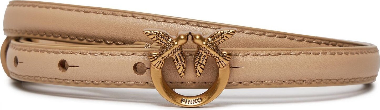 Opasek Pinko Love Berry H1 Belt PE 24 PLT01 102148 A0F1 Light Beig D28Q