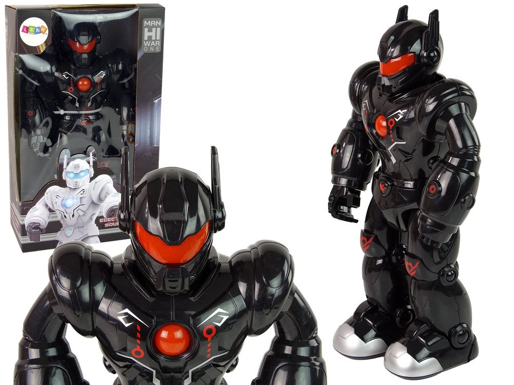 mamido Interaktivní chodící robot s efekty černý