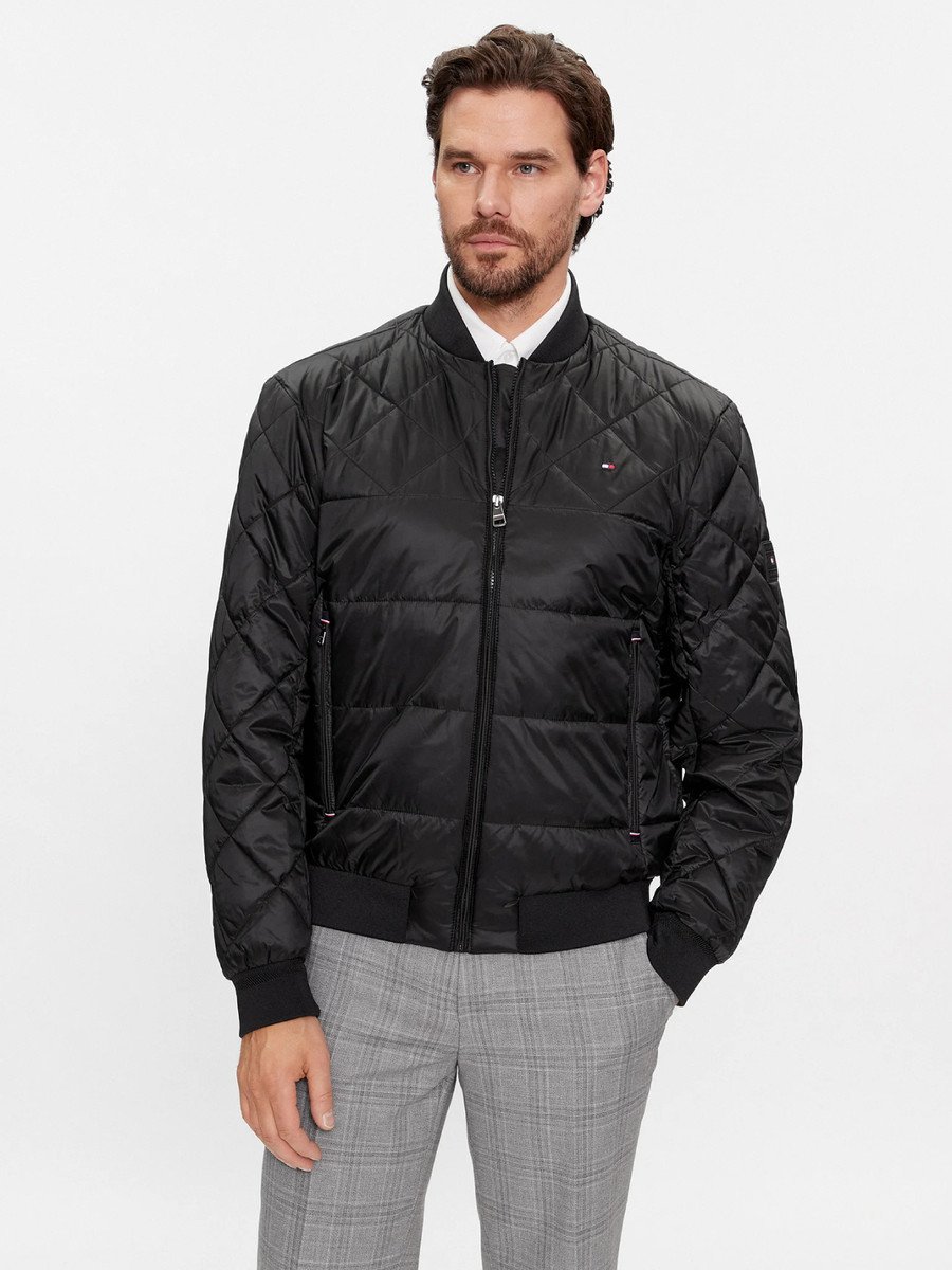 Tommy Hilfiger pánská černá bunda Bomber - L (BDS)