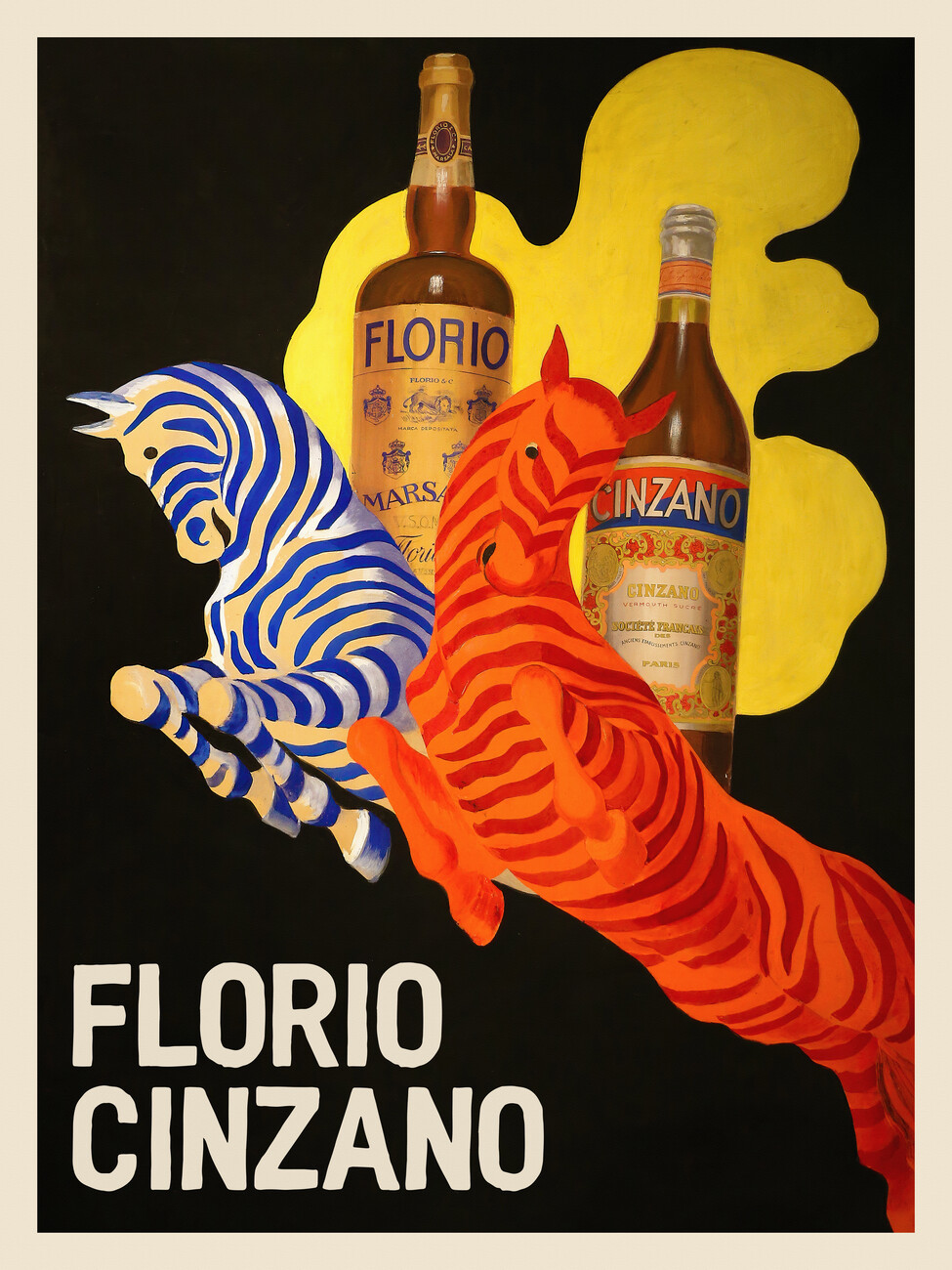 autor Obrazová reprodukce Florio Cinzano (Vintage Bar Ad) - Leonetto Cappiello, (30 x 40 cm)