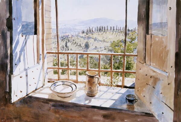 Lucy Willis Lucy Willis - Obrazová reprodukce View from a Window, 1988, (40 x 26.7 cm)
