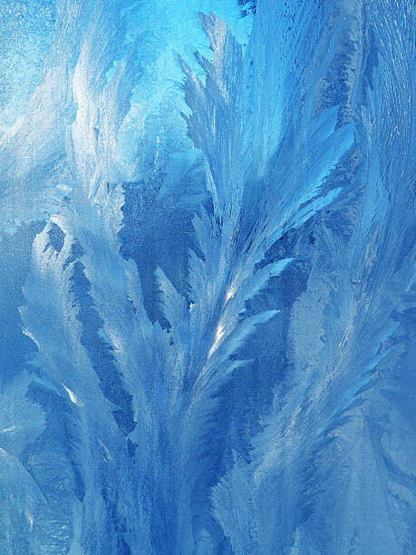 Enskanto Ilustrace frost patterns on glass, Enskanto, (30 x 40 cm)