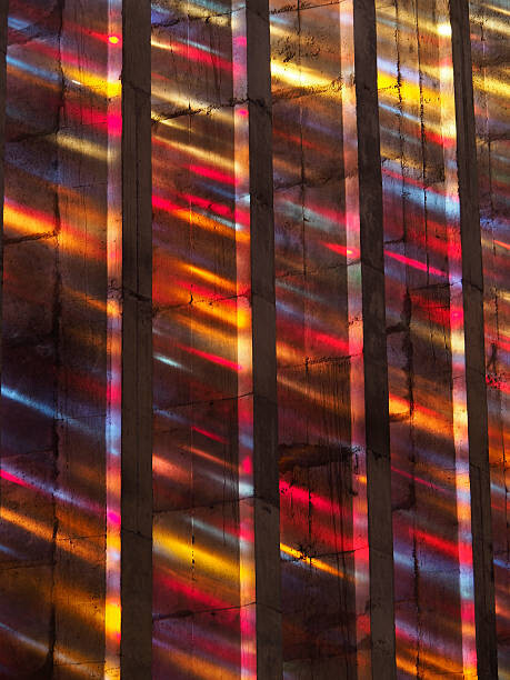 David H. Wells Umělecká fotografie Stained glass windows cast colors, David H. Wells, (30 x 40 cm)