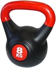 Acra Sport 29137 Činka kettlebell s cementovou náplní - 8 kg