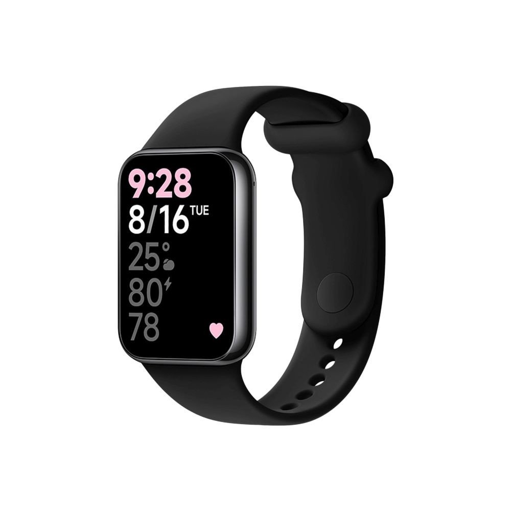 pouzdro na mobil Silikonový řemínek Fixed Silicone Strap pro Xiaomi Smart Band 8 Pro, černý