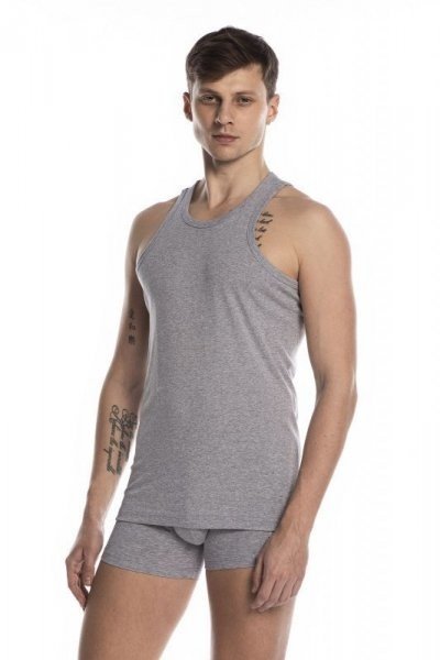 Lama tank top M 4002TT03 šedé Pánské tílko L šedá