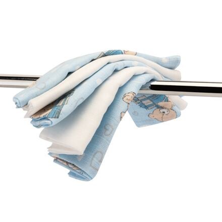 Bomimi Mini Osuška Premium 140 g/m2, 5ks, medvídek-modrá