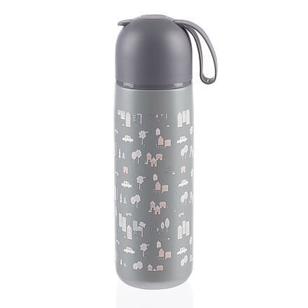 Zopa Termoska na tekutiny se silikonovým držákem 400 ml