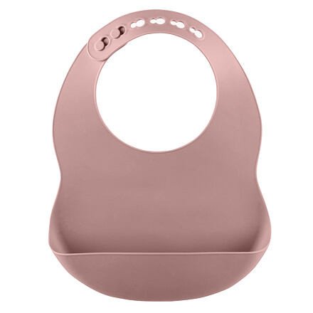 Zopa Silikonový bryndák - růžový