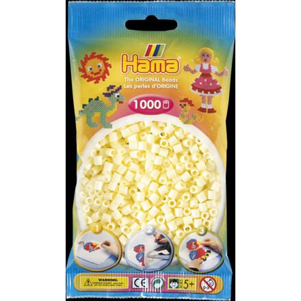 Hama Zažehlovací korálky MIDI - krémové