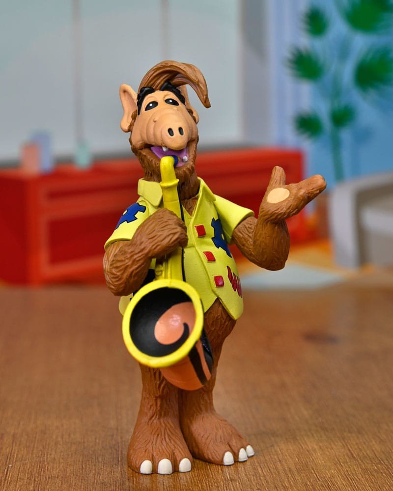 NECA | Alf - sběratelská figurka Toony Classic Alf with Saxophone 15 cm