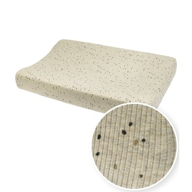 MEYCO Potah na přebalovací podložku Rib Mini Spot - Sand Melange - 50 x 70 cm