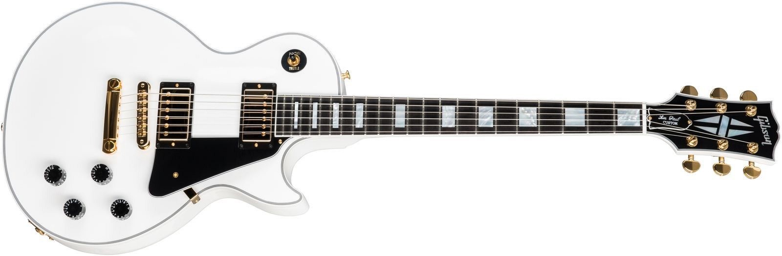 Gibson CS Les Paul Custom w/ Ebony Fingerboard Gloss Alpine White