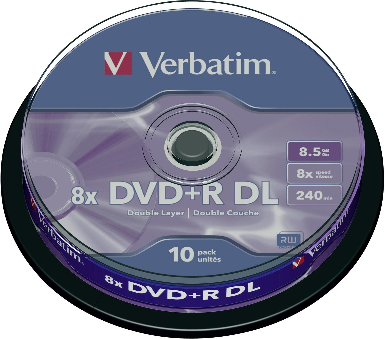 Verbatim 43666 DVD plus R DL 8.5 GB 10 ks vřeteno