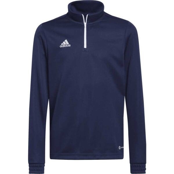 adidas ENTRADA 22 TRAINING TOP Juniorský fotbalový top, tmavě modrá, veľkosť 164
