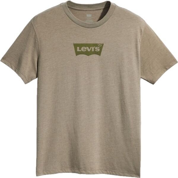 Levi's GRAPHIC CREWNECK Pánské tričko, khaki, veľkosť XL